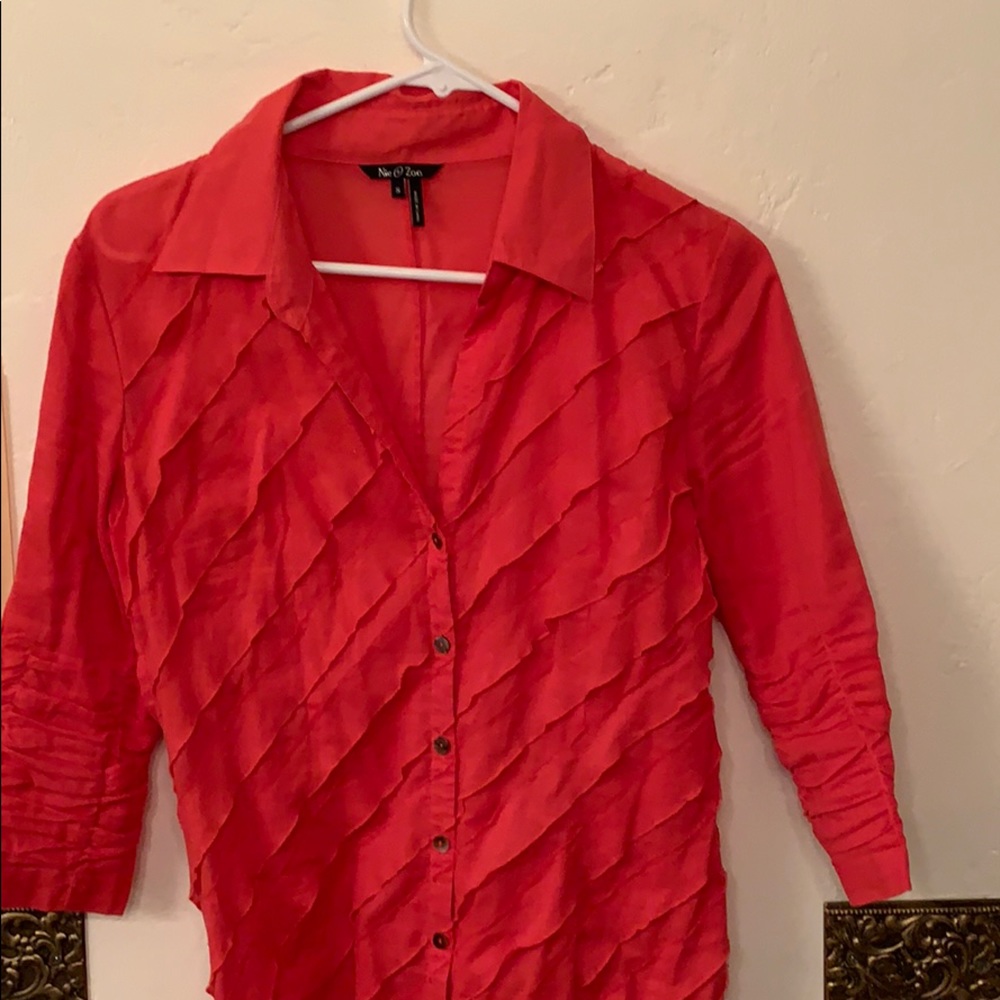 Beautiful autumn color blouse